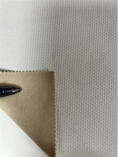 GZ-DZLP F066 Specification: 170cm*400g/㎡ Ingredients: 98%Polyester 2%Spandex Far infrared heating Antistatic front view